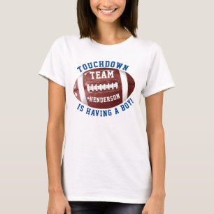 T-shirt Baby Shower Football Maman