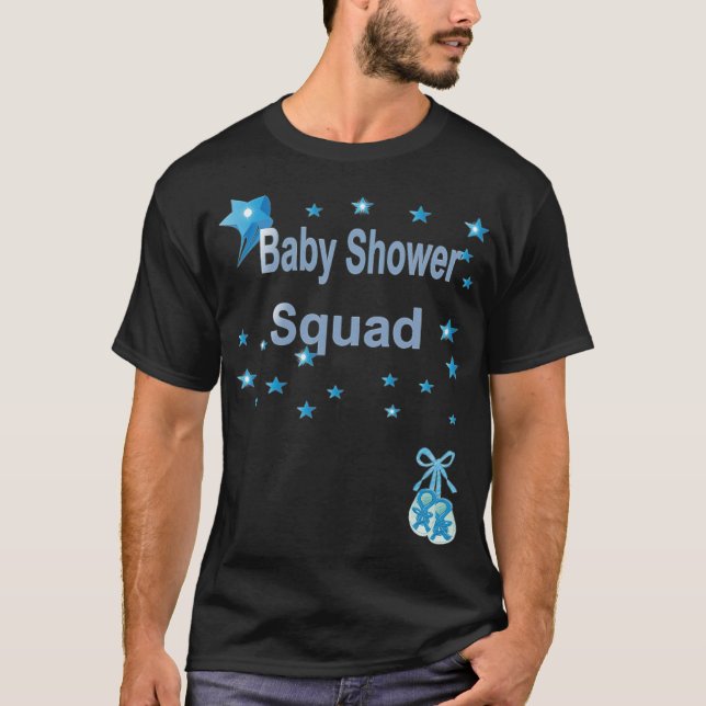 T-shirt Baby Shower Squad squad -  (Devant)