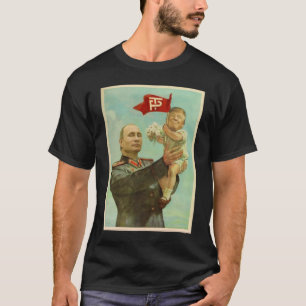 T-shirt Baby Trump Poster de Russie Poutine