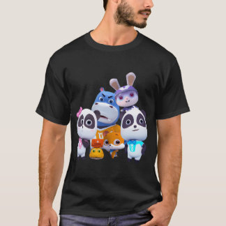 T-shirt Babybus, Équipe Super Secourue Kiki Et Miumiu Pand