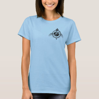 T-shirt BabyDoll T de casquette de dames dans 4 couleurs