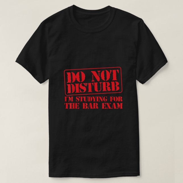 T-shirt Baccalauréat en droit de l'école de droit étude am (Design devant)