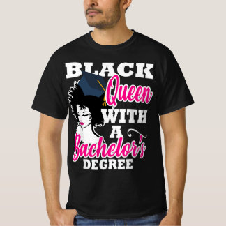 T-shirt Baccalauréat noir du Queen College Af
