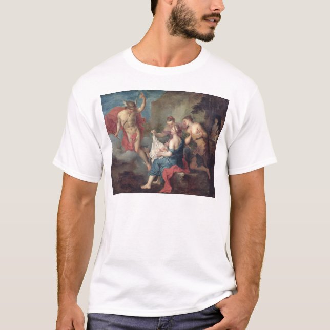 T-shirt Bacchus livré aux nymphes de Nysa (Devant)