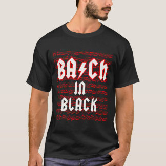 T-shirt Bach dans le noir