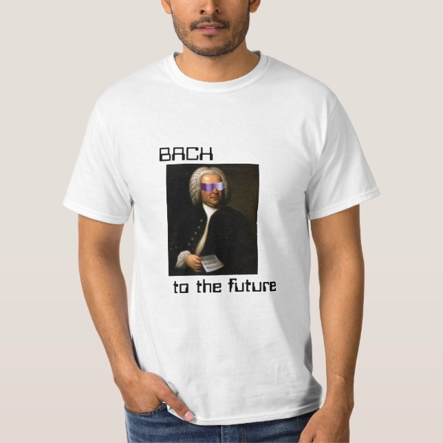 T-shirt Bach to the future (Devant)