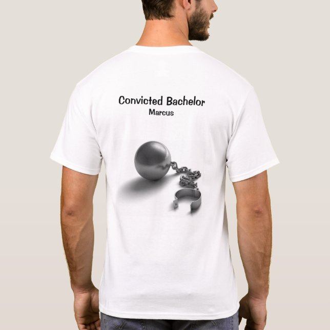 T-shirt Bachelor Ball Et Chain Condamnés (Dos)