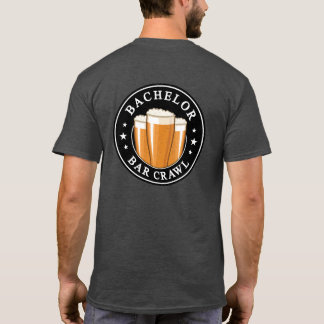 T-shirt Bachelor Bar Crawl - Cheers to Night!