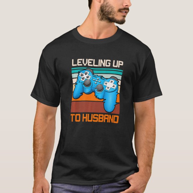 T-shirt Bachelor party groom wedding husband (Devant)