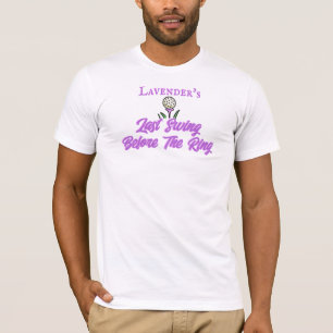 T-shirt Bachelor Party ou Mariage Weekend Golf Lavender