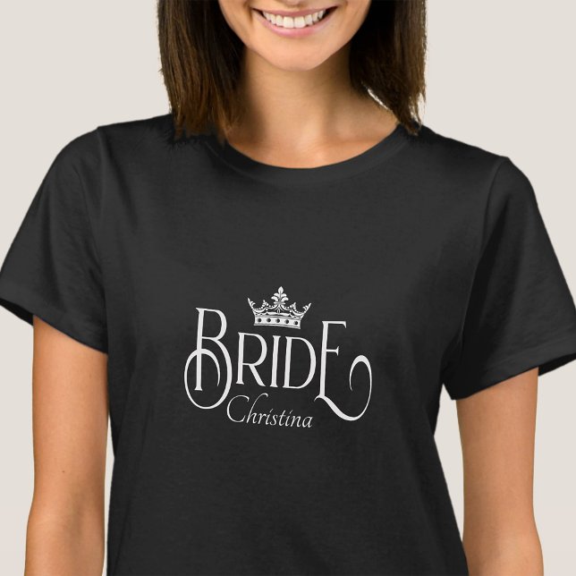 T-shirt Bachelorette de la mariée de l'équipe personnalisé (Créateur téléchargé)