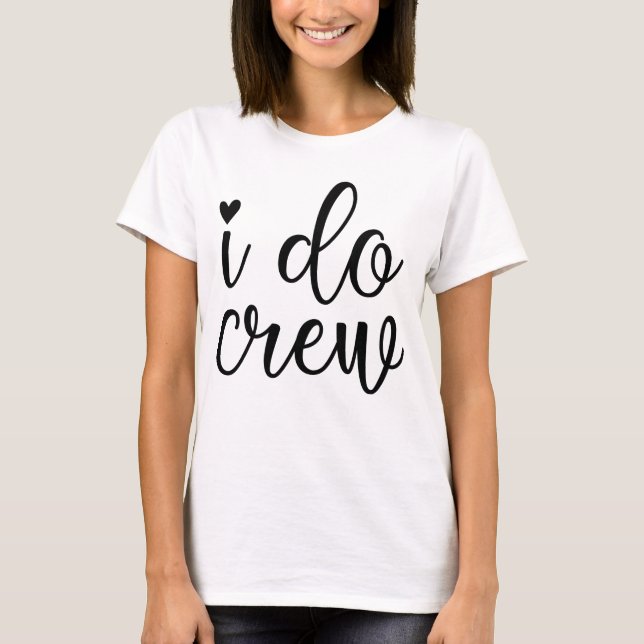 T-shirt Bachelorette de l'équipage (Devant)