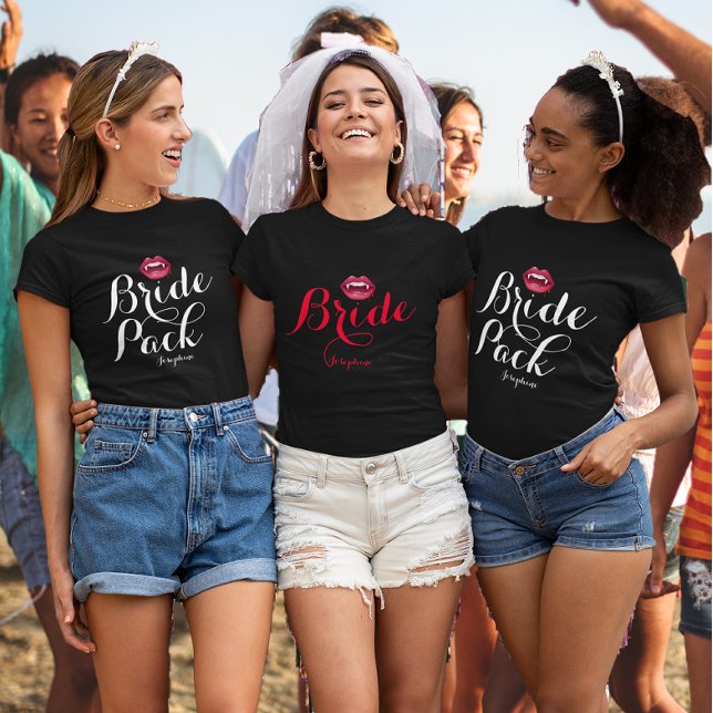 T-shirt Bachelorette de mariée Vampire personnalisable (Créateur téléchargé)
