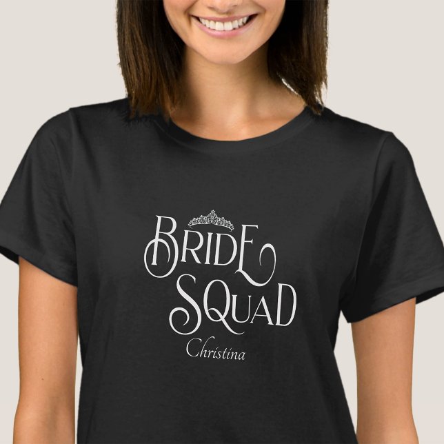 T-shirt Bachelorette Hen Party de brigade personnalisée (Créateur téléchargé)