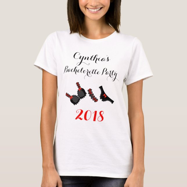 T-shirt Bachelorette personnalisée (Devant)
