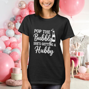 T-shirt Bachelorette pop la bulle noire