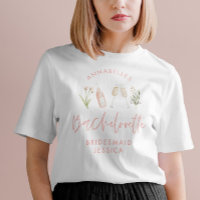Bachelorette rose floral moderne rose girly