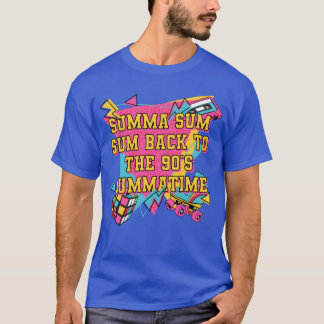 T-shirt Back to 90s Summatime Retro 1990 Summerropical gif