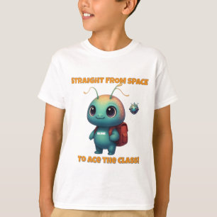 T-shirt Back to School Alien 