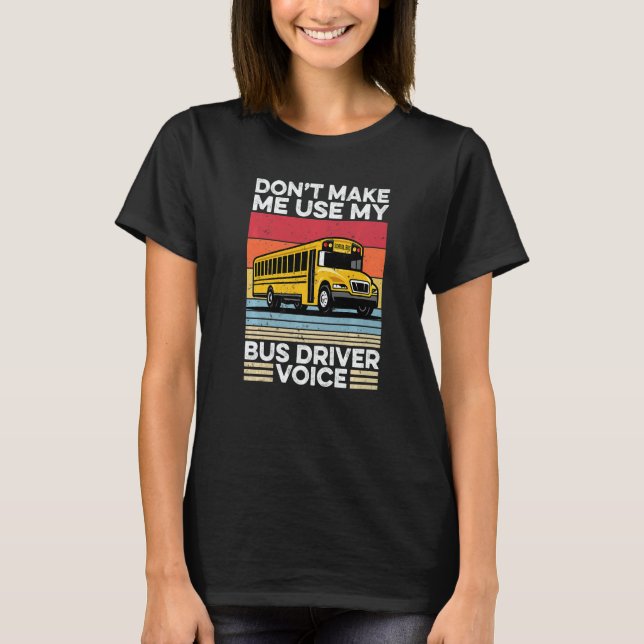 T-shirt Back To School Bus Driver  Rainbow Busman Bus Driv (Devant)