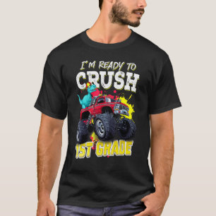 T-shirt Back To School For Kids I'm Ready To Crush 1st Gra