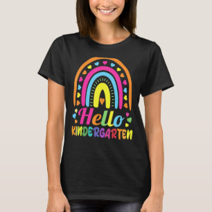 T-shirt Back to School Hello Kindergarten Squad Teachers &