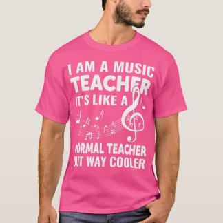 T-shirt Back to school-i am a music teacher it's like a no