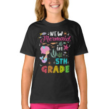 Back to School Mermaid Shirt - 5th Grade