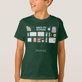 T-shirt Back to School Supplies / Regreso Útiles Escolares