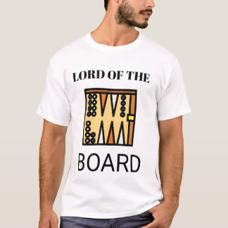 T-shirt Backgammon disant cadeau pour les joueurs de plate