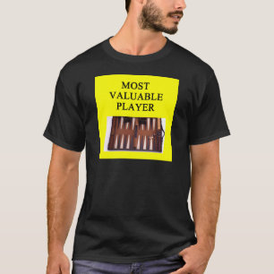 T-shirt BACKGAMMON la plupart de joueur précieux