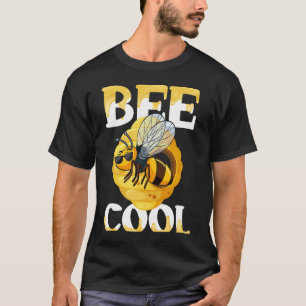T-shirt Backprint Bee Cool Bee Miel et apiculteurs