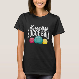 T-shirt Backprint Lucky Bocce Ball
