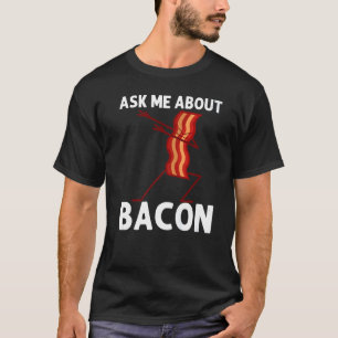 T-shirt Bacon Dabacon Pancetta Bacon Bacon Étiquettes Homm