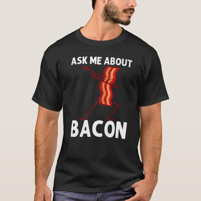 T-shirt Bacon Dabacon Pancetta Bacon Bacon Étiquettes Homm (Devant)