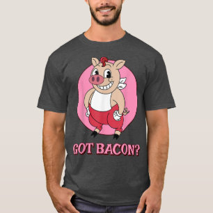 T-shirt Bacon Funny Pig Farmer Piggy Lover Bacon