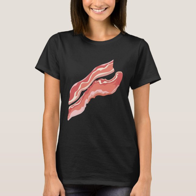 T-shirt Bacon Halloween Breakfast Matching Couples Costume (Devant)