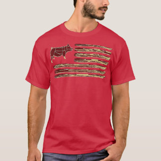 T-shirt Bacon Indicateur Cochon Vintage