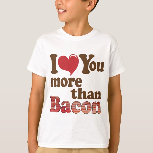 T-shirt Bacon Lover (Devant)