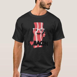 T-shirt Bacon Pour Enfants Garçons Filles Cool Geek J'ado