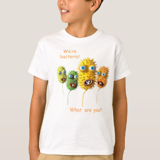 T-shirt Bactérie de dessin animé