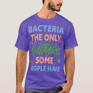 T-shirt Bactéries Microbiologie Biologie