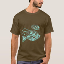 Bactériophage de Steampunk contre des bactéries