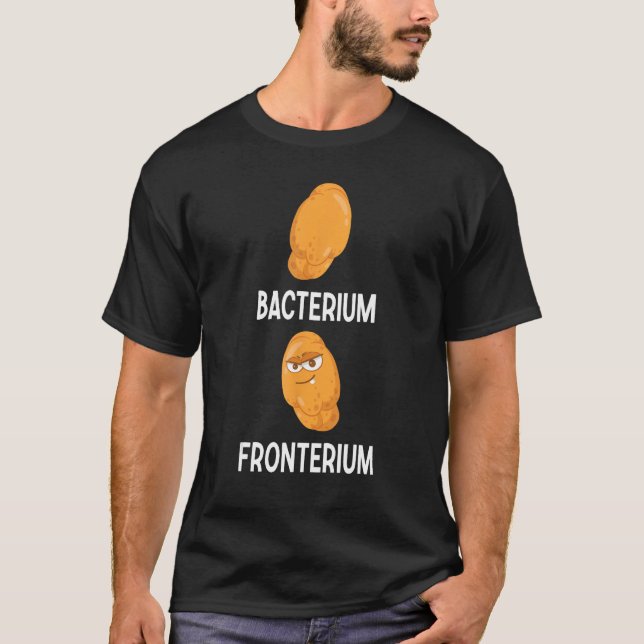 T-shirt Bacterium Fronterium  Bacteriology 18 (Devant)