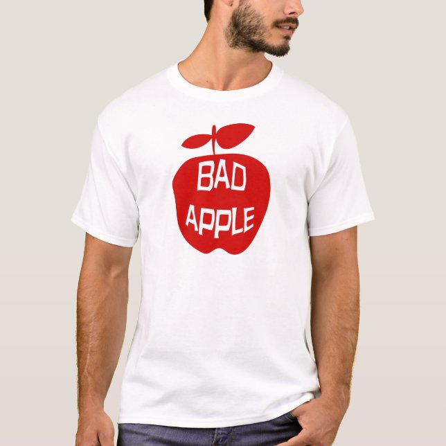 T-shirt Bad Apple Cheeky Red Fruit Logo (Devant)