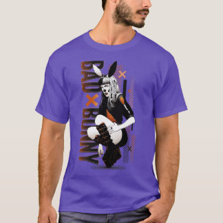 T-shirt Bad Bunny Edgy Bunny Femme