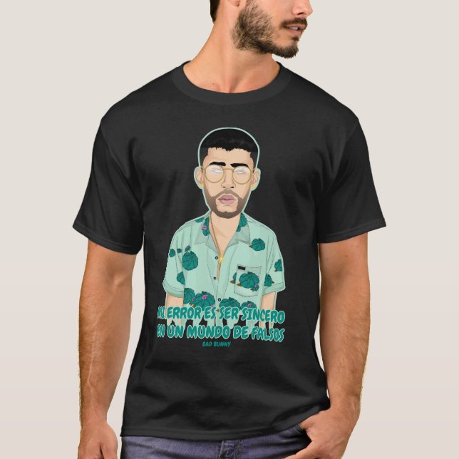 T-SHIRT BAD BUNNY - YHLQMDLG (Devant)