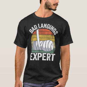 T-shirt Bad Landings Expert Broken Hand Kids Get Well Brok