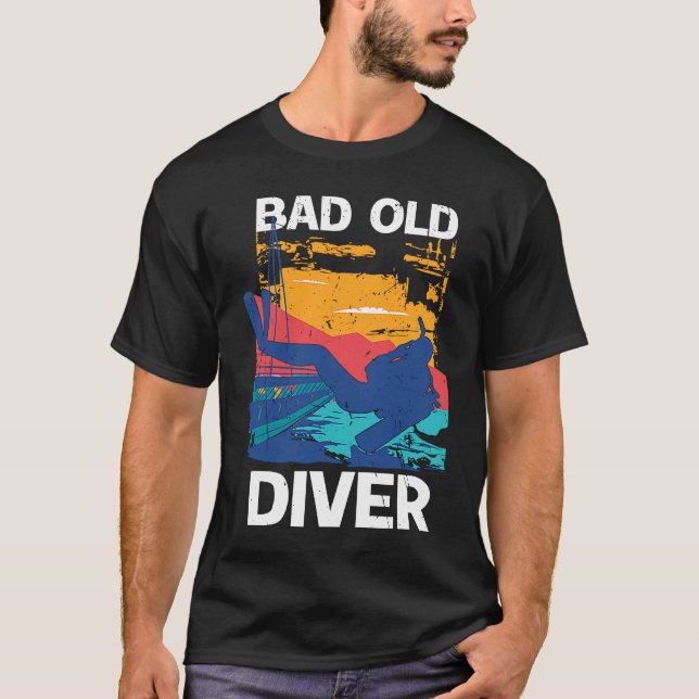 T-shirt Bad Old Diver  1 (Devant)