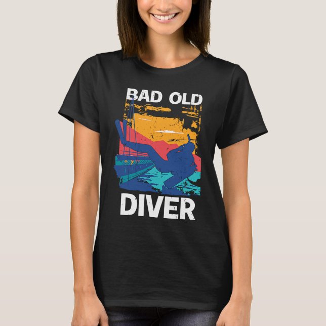 T-shirt Bad Old Diver  1 (Devant)